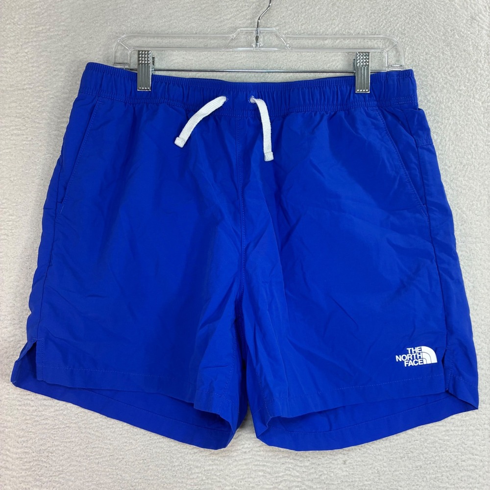 The North Face Action Shorts 2.0 Men M Blue Flash Dry Hiking Drawstring Running